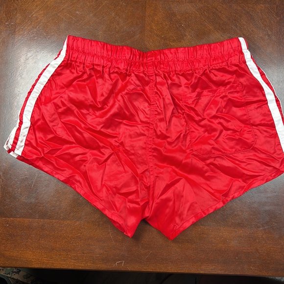Vintage Adidas Soccer Shorts Red - Picture 2 of 5